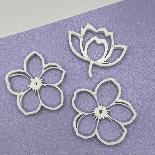 Floral Decorative Cutter Set 4